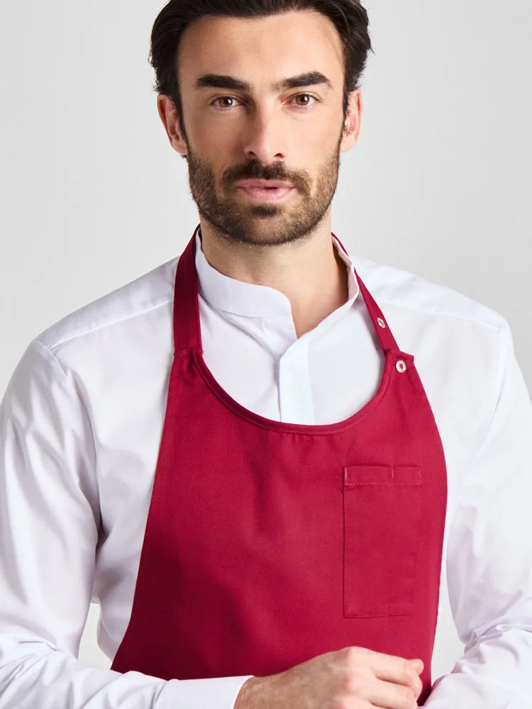Vittoria Classic 105 x 75 - Latzschürze - cherry